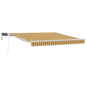 vidaXL Retractable Awning Multicolour 350 x 250 cm