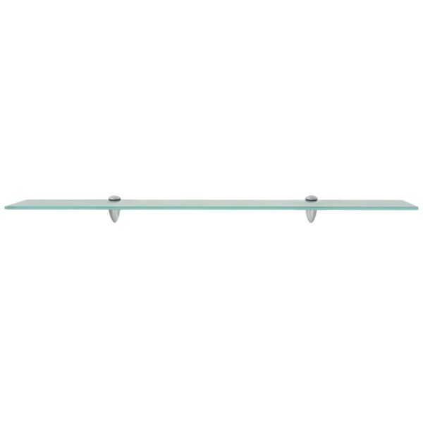 vidaXL Floating Shelves 2 pcs Glass 90x10 cm 8 mm