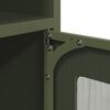 vidaXL Bedside Cabinet Olive Green 36x39x78 cm Cold-rolled Steel