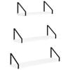 vidaXL Wall Shelves 3 pcs White 60 x 16 x 15.5 cm