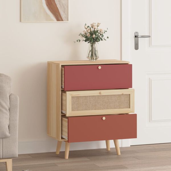 vidaXL Sideboard with Drawers 60x30x75 cm Engineered Wood
