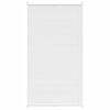 Plisse Blind 100x200cm White Pleated Blind
