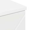 vidaXL Bathroom Cabinet with Drawer High Gloss White 30 x 35 x 80 cm