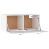 vidaXL Wall Cabinet White 80x36.5x35 cm Engineered Wood
