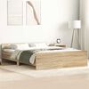 vidaXL Bed Frame without Mattress Sonoma Oak 150x200 cm King Size