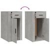 vidaXL Desk Cabinet Concrete Grey 40x49x75 cm Engineered Wood