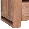 vidaXL TV Cabinet 140x30x35 cm Solid Teak Wood