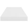 vidaXL Floating Wall Shelves 4 pcs High Gloss White 60x23.5x3.8 cm MDF