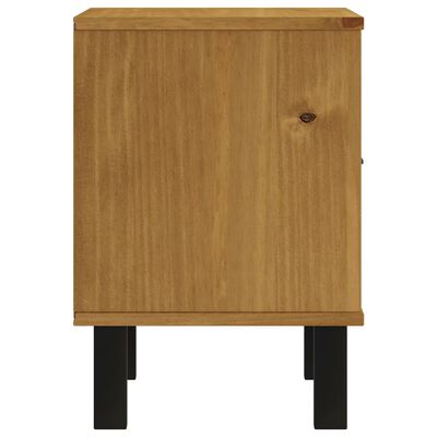 vidaXL Bedside Cabinet "FLAM" 40x35x50 cm Solid Wood Pine