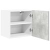 vidaXL Hanging Cabinet 2 pcs Concrete Grey and White 40 x 31 x 40 cm