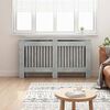 vidaXL Radiator Cover Concrete Grey 152 x 19 x 81.5 cm Engineered Wood