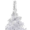 vidaXL Artificial Pre-lit Christmas Tree with Ball Set Silver 120 cm PET