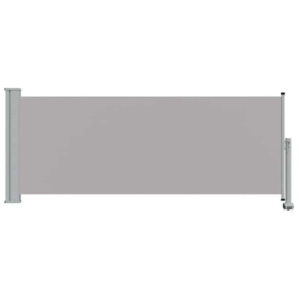 vidaXL Patio Retractable Side Awning 100 x 300 cm Grey