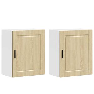 vidaXL Kitchen Wall Cabinets 2 pcs&nbsp;Porto Sonoma Oak Engineered Wood
