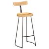 vidaXL Bar Stools 2 pcs 49x43x103 cm Solid Wood Mango