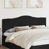 vidaXL Headboard Black Oak 200 cm Engineered wood