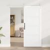 vidaXL Sliding Door ORKDAL White 86 x 198.5 cm Solid Pine Wood