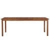vidaXL Garden Table 200x100x74 cm Solid Acacia Wood