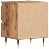 vidaXL Bedside Cabinet Old Wood 40 x 35 x 50 cm Engineered Wood