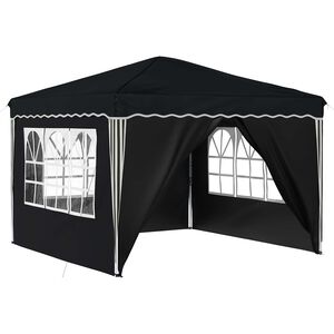 vidaXL Pop-up Party Tent 288 x 288 x 245 cm Anthracite Oxford Fabric