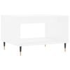 vidaXL Coffee Table White 60x50x40 cm Engineered Wood