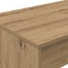 vidaXL Bed Desk Artisan Oak 100 x 45 x 75 cm Engineered Wood