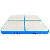 vidaXL Inflatable Gymnastics Mat with Pump 200x200x20 cm PVC Blue