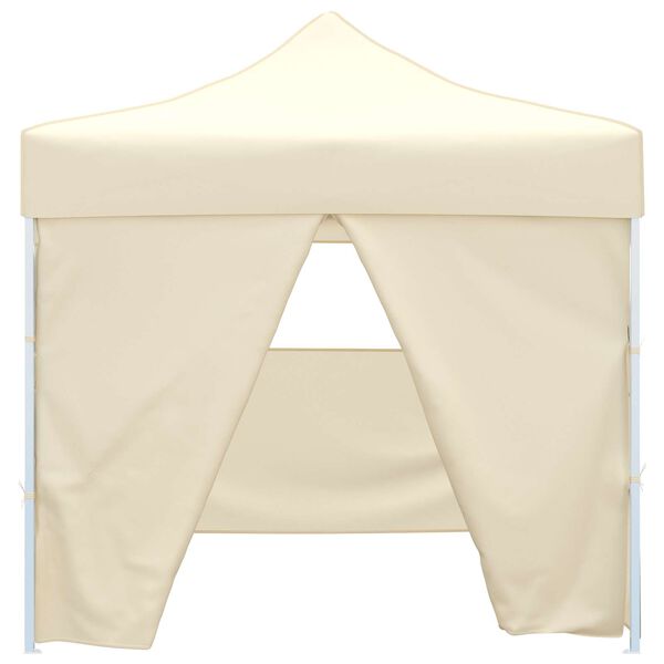 vidaXL Party Tent Folding Cream 291 x 291 x 315 cm Oxford Fabric