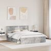 vidaXL Bed Frame with Headboard Concerte 160 x 200 cm Solid Pine Wood