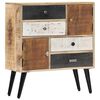 vidaXL Sideboard 70x30x78 cm Solid Mango Wood