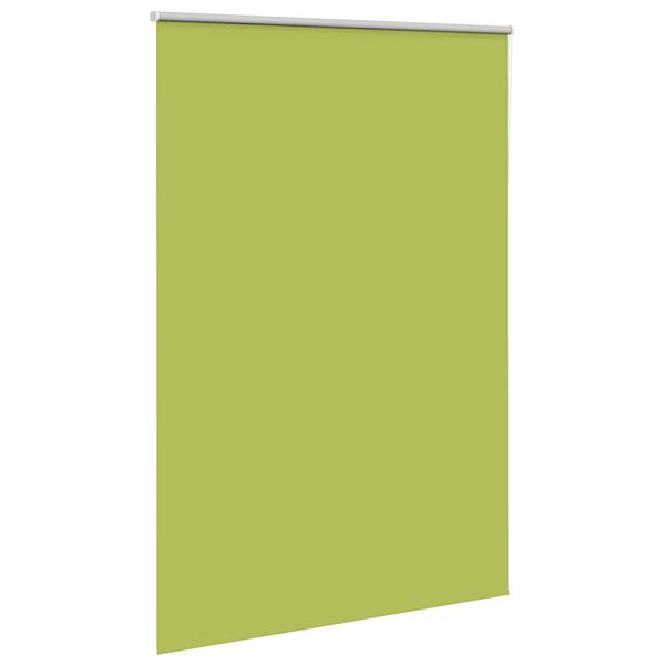 vidaXL Roller Blind Blackout Leaves Green 165x230 cm Fabric Width 161.6 cm Polyester
