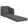 vidaXL Sofa Bed Dark Grey 65 x 80 x 83 cm Velvet