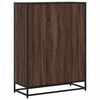 vidaXL Book Cabinet Brown Oak 80.5x35x107.5 cm Engineered Wood