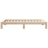 vidaXL Bed Frame without Mattress 90x200 cm Solid Wood Pine