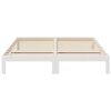 vidaXL Bed Frame without Mattress White 160x200 cm Solid Wood Pine