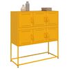 vidaXL Sideboard Mustard Yellow 100.5x39x107 cm Steel