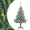 vidaXL Artificial Christmas Tree Snow Flocked with LED Light 120 cm
