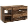 vidaXL Bathroom Furniture Set 2 pcs Old Wood Engineered Wood