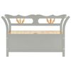 vidaXL Bench Grey 107x45x75.5 cm Solid Wood Fir