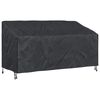 vidaXL Garden Bench Cover Black 175 x 85 x 65 / 94 cm 600D Oxford Fbric