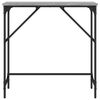 vidaXL Console Table Grey Sonoma 75x32x75 cm Engineered Wood