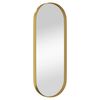vidaXL Wall-mounted Mirror Gold 15x40 cm Oval