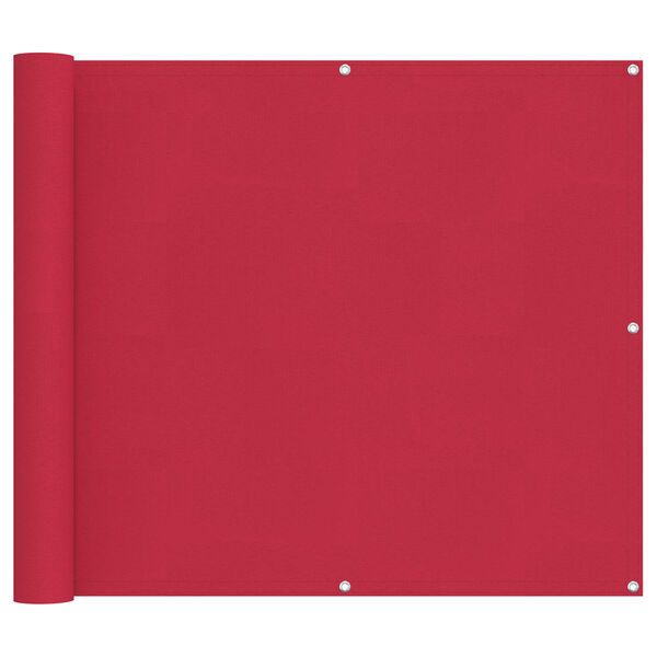 vidaXL Balcony Screen Burgundy 100 x 300 cm Oxford Fabric