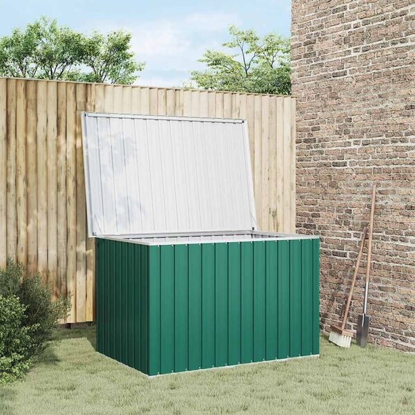 vidaXL Garden Storage Box Green 149x99x93 cm