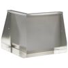 vidaXL Retaining Wall 50 x 50 x 40 cm Stainless Steel Silver