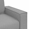 vidaXL Sofa 3 pcs Cloud Grey Fabric