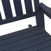 vidaXL Garden Rocking Chair Navy 70 x 92 x 108cm HDPE
