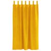 vidaXL Blackout Curtains 2 pcs Mustard Yellow 140 x 175 cm Velvet