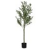 vidaXL Artificial Olive Tree 450 Leaves 120 cm Green