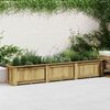vidaXL Raised Bed 291x50x50 cm Impregnated Pinewood